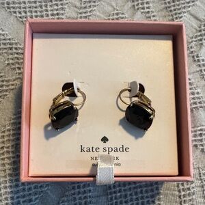 Kate Spade Black and Gold Stud Earrings